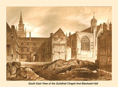 Güney Doğu Görünümü Guildhall Şapeli ve Blackwell Salonu, 1886 by Unbekannt