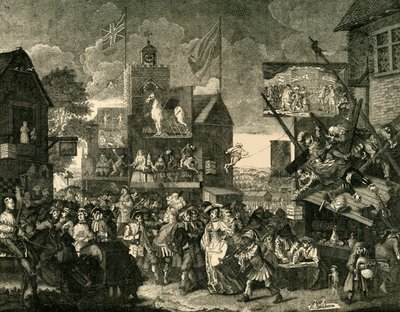 Southwark Fuarı. Hogarths Picture, c1878