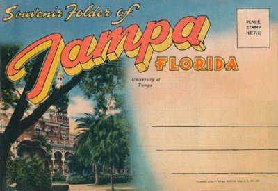 Tampa Hatıra Klasörü, Florida - Tampa Üniversitesi, c1940