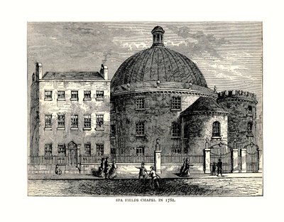 Spa Alanları Şapeli, 1781 by Unbekannt