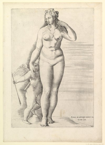 Muhteşem Roma Aynası: Venüs ve Eros, 1561 by Unbekannt