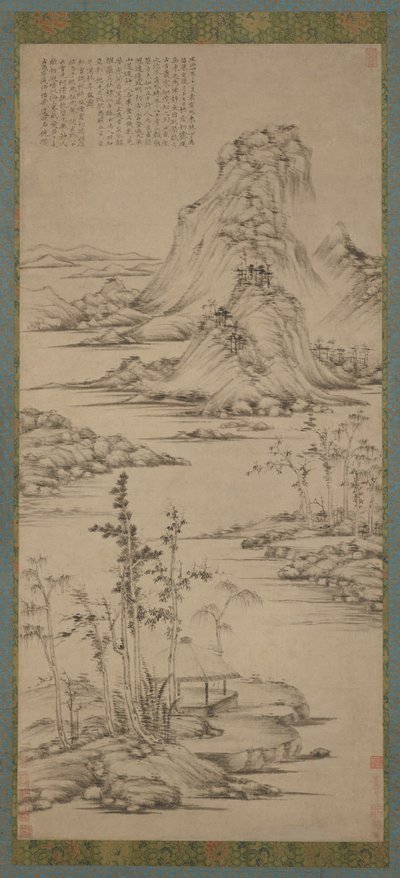 Nehir Kenarı Köşkü Üzerindeki Bahar Sisleri, Ming Hanedanlığı, 1368-1644. by Unbekannt
