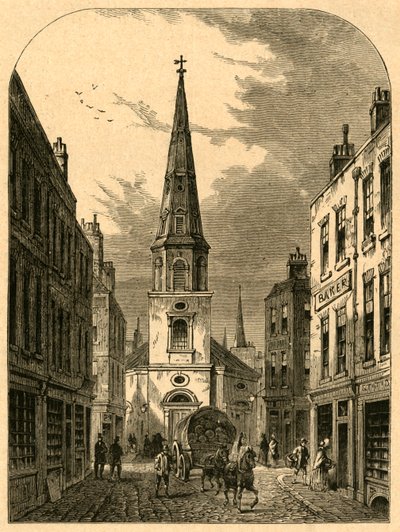 St. Antholins Kilisesi, Watling Caddesi 1868, 1897. by Unbekannt
