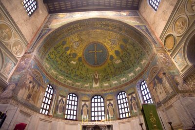 St. Apollinare Nuovo kilisesi, mozaik, Ravenna, İtalya (fotoğraf) by Unbekannt