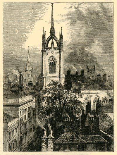 Doğudaki St. Dunstans, c1872. by Unbekannt