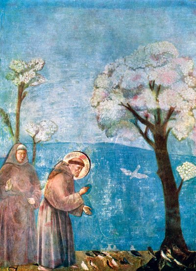 Aziz Francis Kuşlara Vaaz Eder, 1297-1299, c1900-1920 by Unbekannt