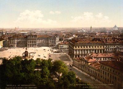 St Isaacs Meydanı, St Petersburg, Rusya, c1890-c1905 by Unbekannt