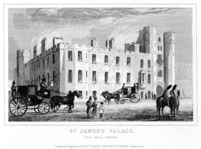 St James Sarayı, Pall Mall, Westminster, Londra. by Unbekannt