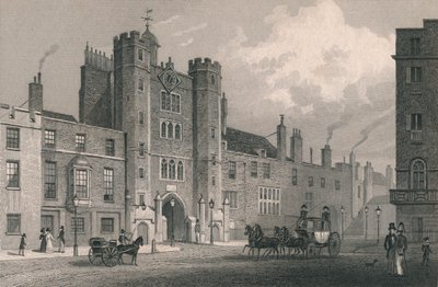 St James Sarayı, Pall Mall, 19. yüzyıl by Unbekannt