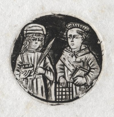 Aziz Lawrence ve Aziz Lucy, c. 1487. by Unbekannt
