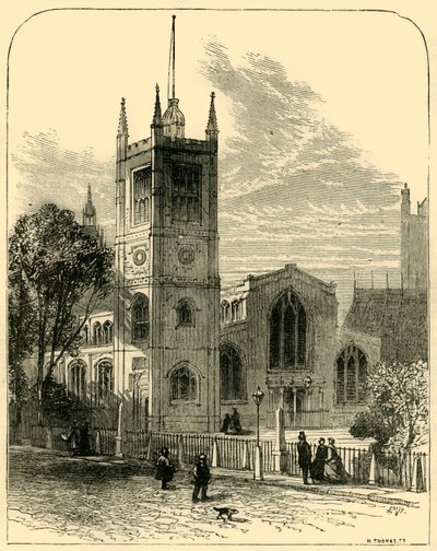 St. Margarets Kilisesi, Kuzeybatıdan, 1881. by Unbekannt