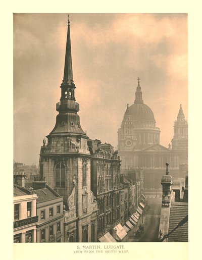 St Martin, Ludgate, Güney Batı