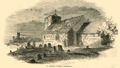 St Martins Kilisesi, Canterbury, Kent, c1850. by Unbekannt