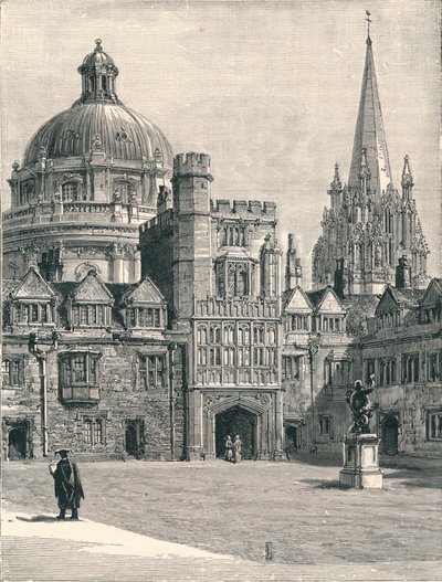St Marys Kilisesi ve Radcliffe, dörtgenden, Brasenose