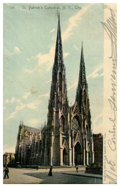 St Patricks Katedrali, New York City, New York, ABD, 1902 by Unbekannt