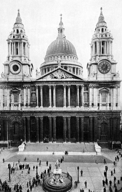 St Pauls Katedrali, Londra, 20. yüzyılın başlarında by Unbekannt