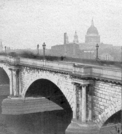 St Pauls Katedrali, Londra, 19. yüzyılın sonlarında by Unbekannt
