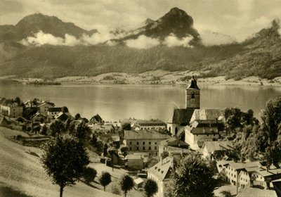 St Wolfgang im Salzkammergut, Yukarı Avusturya, c1935. by Unbekannt