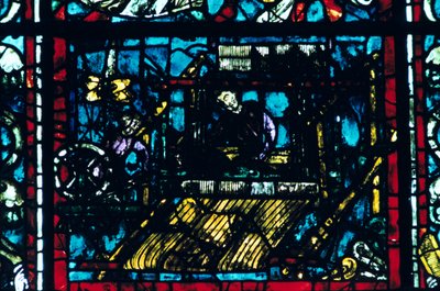 Vitray, Chartres Katedrali, Chartres, Fransa by Unbekannt