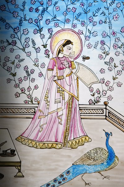 Iskcon tapınağında vitray, Londra, Grande-Bretagne by Unbekannt