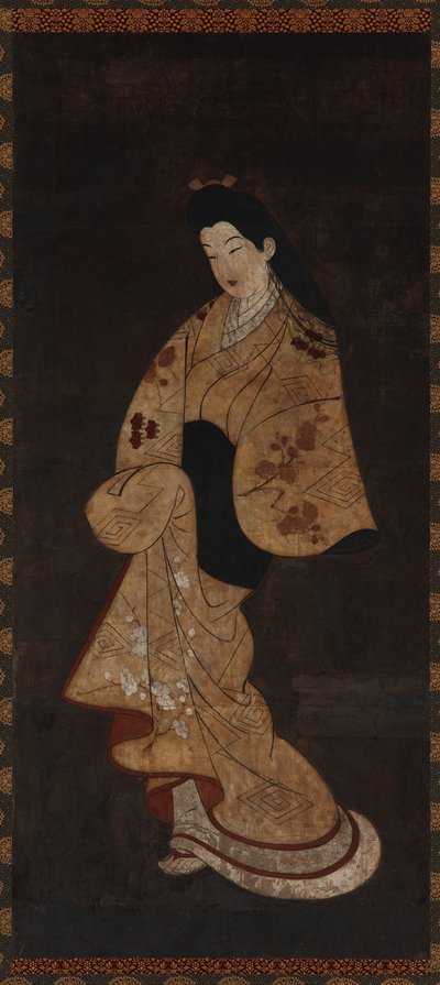 Ayakta duran kız figürü, Edo dönemi, 18. yüzyıl. by Unbekannt