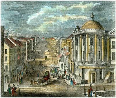 State Street, Albany, New York, ABD, c1835 by Unbekannt