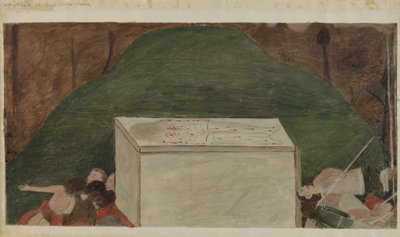 14 Nolu Haç Durağı: İsa Mezarına Yatıyor, c. 1936. by Unbekannt