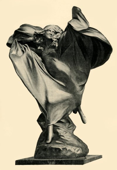 Loie Fuller Heykeli, Théodore Rivière, c1890