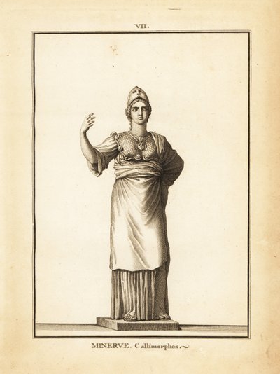 Roma bilgelik tanrıçası Minerva Callimorphos