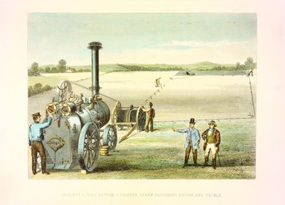Buharlı çiftçilik takımı, c1860 by Unbekannt