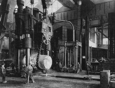 Çelik üretimi, Krupp fabrikası, Essen, Almanya, I. Dünya Savaşı, 1917 by Unbekannt