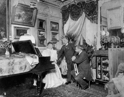 Stephane Mallarme, Fransız şair ve eleştirmen, c1890'lar by Unbekannt