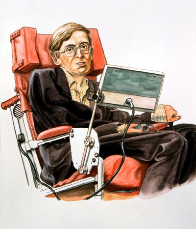 Stephen William Hawking b.1942, İngiliz teorik fizikçi by Unbekannt