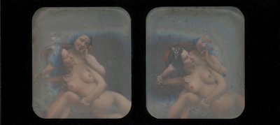 [İki Çıplak Kadının Stereografik Görünümü], 1840