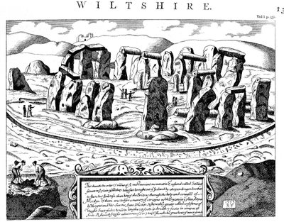 Stonehenge, Wiltshire, 18. yüzyıl by Unbekannt