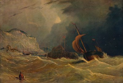 Fırtınalı Deniz Manzarası, c1830, 1938 by Unbekannt