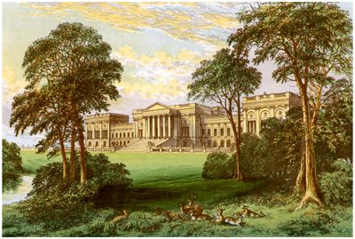 Stowe Park, Buckinghamshire, Buckingham ve Chandos Dükü ve Markisinin evi, c1880 by Unbekannt