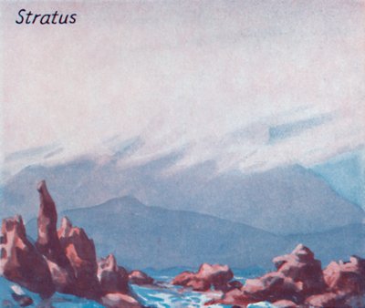 Stratus - Gökyüzünde Bir Düzine Temel Bulut Oluşumu, 1935 by Unbekannt