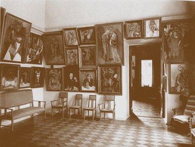 Shchukins evinde Picasso Odası olarak bilinen çalışma by Unbekannt