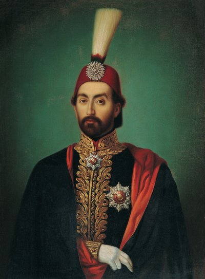 Sultan Abdülmecid I, 19. yüzyılın ortası. by Unbekannt
