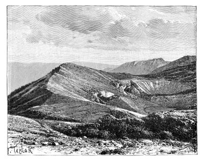 Irazu Dağı Zirvesi, Kosta Rika, c1890 by Unbekannt