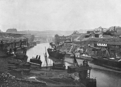 Sunderland - Köprüden Nehre Bakmak, 1895 by Unbekannt