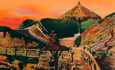 Günbatımı Kayalıkları. San Diego, Kaliforniya, 1941 by Unbekannt