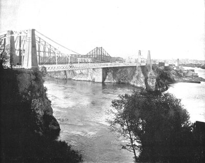 Asma ve Konsol Köprüleri, St John, New Brunswick, Kanada, c1900. by Unbekannt
