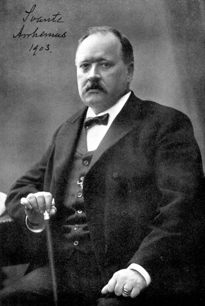 Svante Arrhenius 1859-1927, İsveçli fizikçi ve kimyager, 1903 by Unbekannt