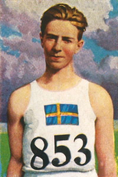 İsveçli cirit atıcı Erik Lundquist, 1928. by Unbekannt