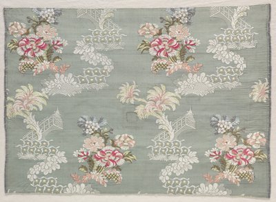 Tafta, Brocaded, c. 1750. by Unbekannt