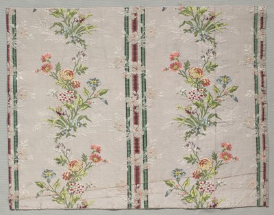 Tafta, Brocaded, c. 1790. by Unbekannt