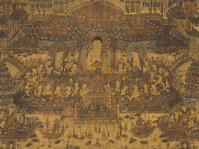 Taima Mandala, 1300-1333. by Unbekannt