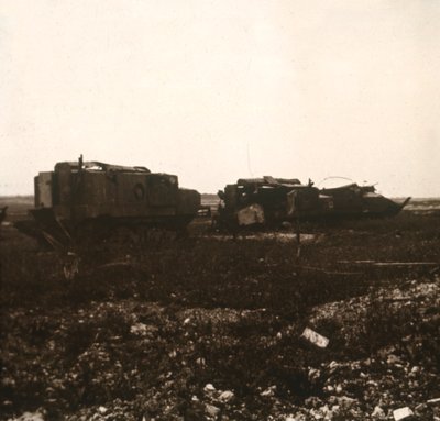 Tanklar, Juvincourt, kuzey Fransa, c1914-c1918 by Unbekannt